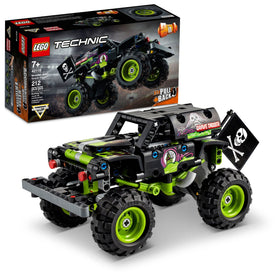 LEGO Technic Grave Digger 42118 pull-back motor for quick action