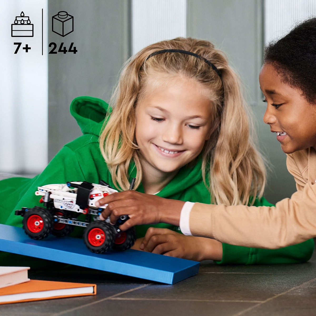 Download the LEGO Builder app to view models in 3D and track progress.