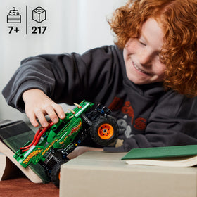Outdoor-ready LEGO Technic Monster Jam play and building idea.
