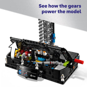 LEGO Technic NASA Artemis astronaut nanofigures for space-themed storytelling.