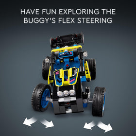 LEGO Technic Off-Road Race Buggy 4-cylinder engine demonstrates authentic mechanics