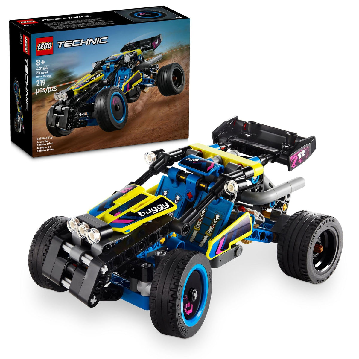 LEGO Technic Off-Road Race Buggy front view showing authentic styling and build quality