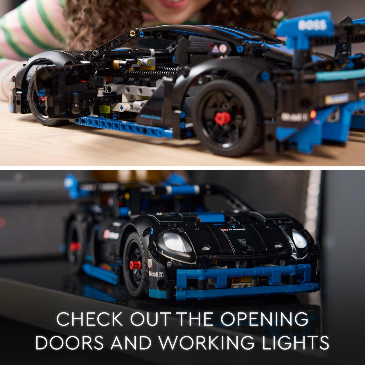 Porsche GT4 e-Performance model in action shows authentic scale detail