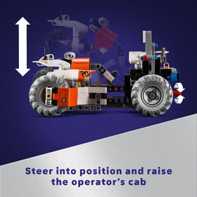 LEGO Technic LT78 cargo pickup demonstrates realistic load handling.