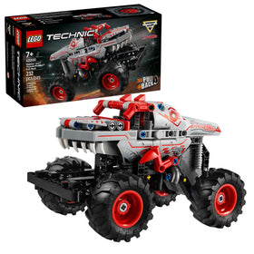 LEGO Technic ThunderROARus pull-back truck front view for quick indoor speeds