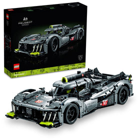 LEGO Peugeot 9X8 engine detail highlights V6 complexity for display and learning