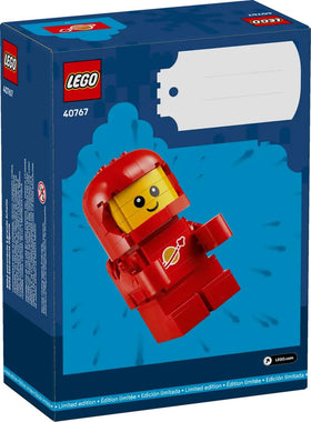 LEGO Up-Scaled Baby Astronaut 40767 build showing the red space suit