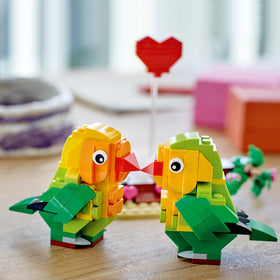 LEGO Valentine Lovebirds set with 298 pieces fuels creative play