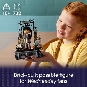 LEGO Wednesday Addams Thing accessory stand with drawers for hidden treasures
