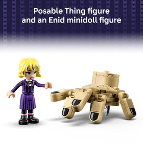 LEGO Wednesday Enid Sinclair minidoll included for character driven adventures.