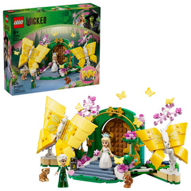 LEGO Wicked Glinda's Wedding Day butterflies open to reveal imaginative play scenes