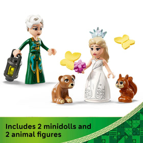LEGO Wicked Glinda's Wedding Day Glinda gown and tiara for expressive moments