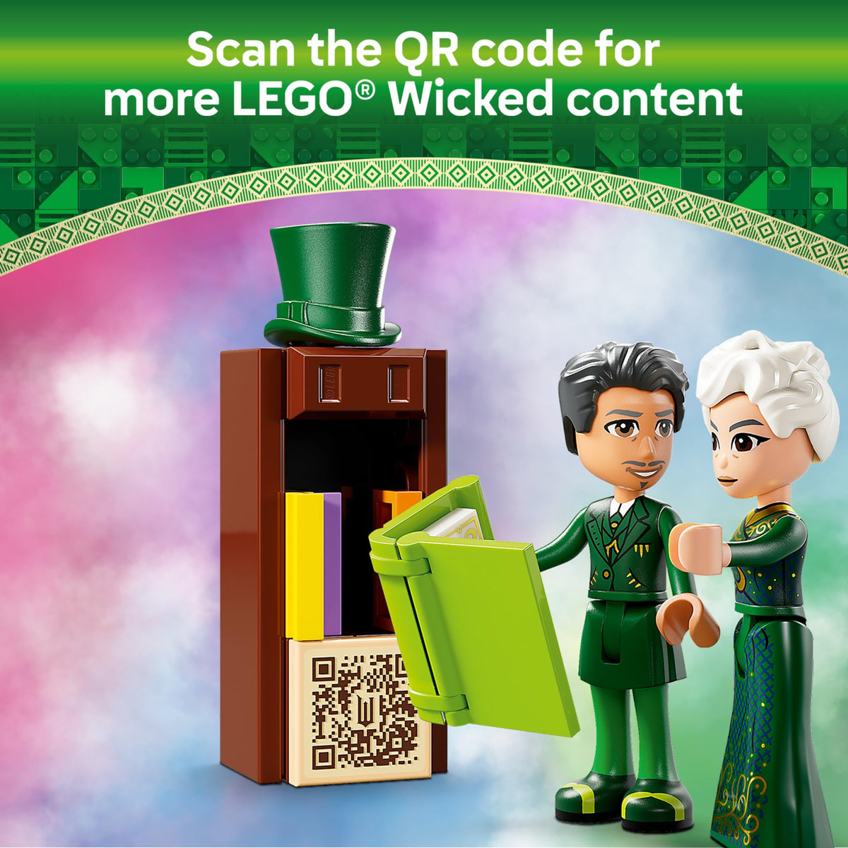 LEGO Wicked Grimmerie spell book adds iconic movie element for collection and display