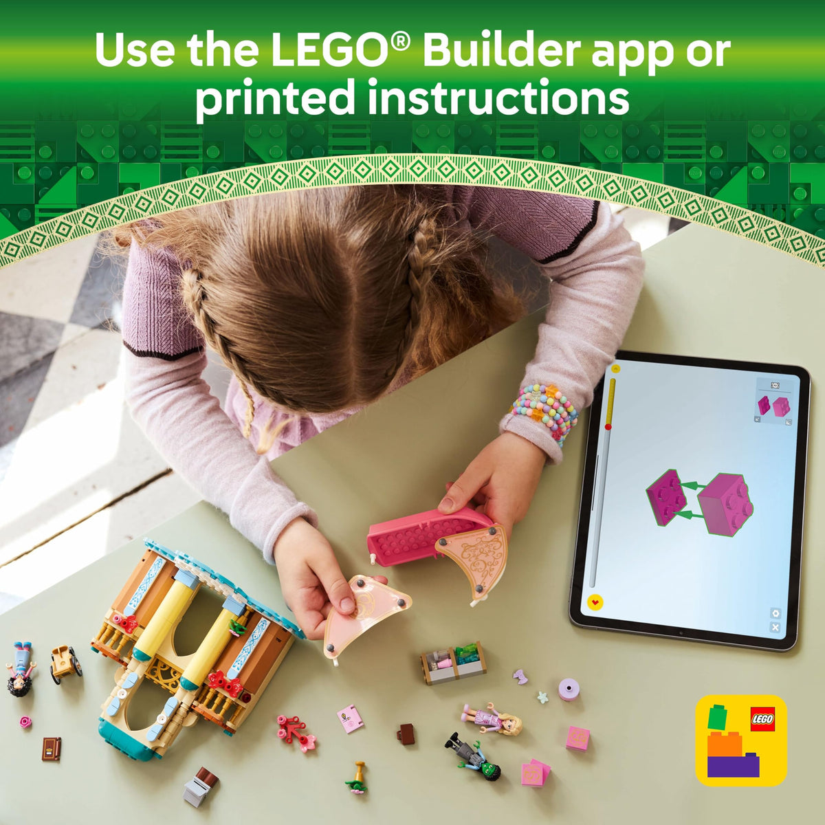 LEGO Wicked QR-code content unlocks extra online adventures and ideas.