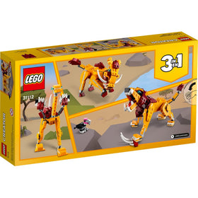 LEGO Creator 3in1 Wild Lion 31112 warthog model with posable features.