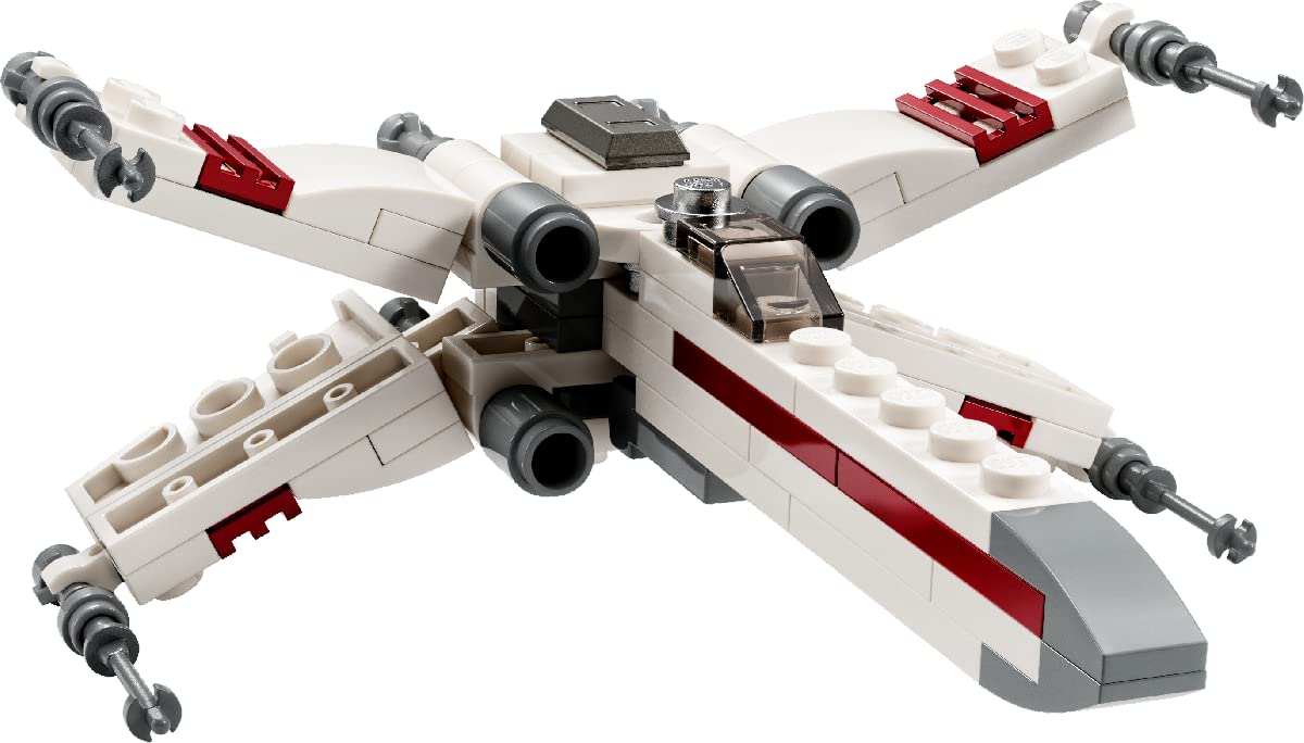 LEGO X-Wing Starfighter 30654 assembled model ready for imaginative battles.