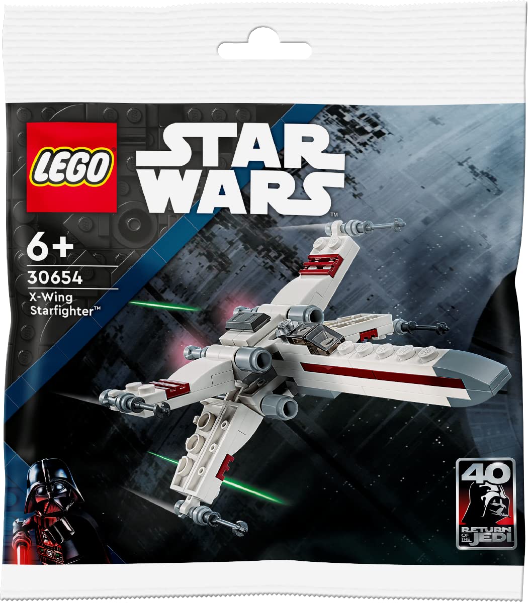 LEGO X-Wing Starfighter 30654 front view for imaginative space adventures.