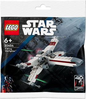 LEGO X-Wing Starfighter 30654 front view for imaginative space adventures.