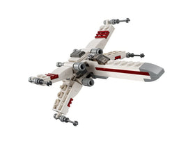 LEGO X-Wing Starfighter 30654 wings in attack mode for dynamic battles.