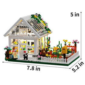 LEGPS YYDS Flower House LED instruction guide aids easy assembly