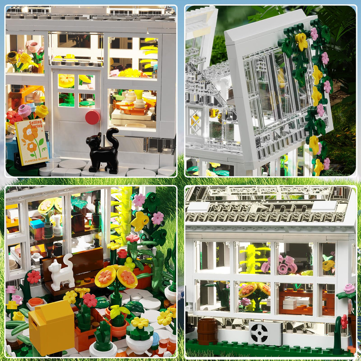 LEGPS YYDS Flower House LED packaging box showcases gift-ready appeal