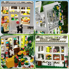 LEGPS YYDS Flower House LED packaging box showcases gift-ready appeal