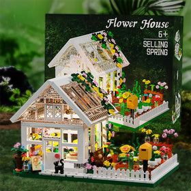 LEGPS YYDS Flower House LED roof element enhances construction fun
