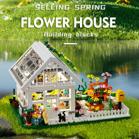 LEGPS YYDS Flower House LED skylight detail for daytime storytelling