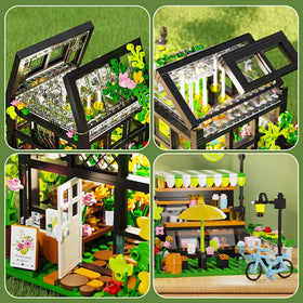 LEGPS YYDS bicycle with flowering scene supports active, creative play.