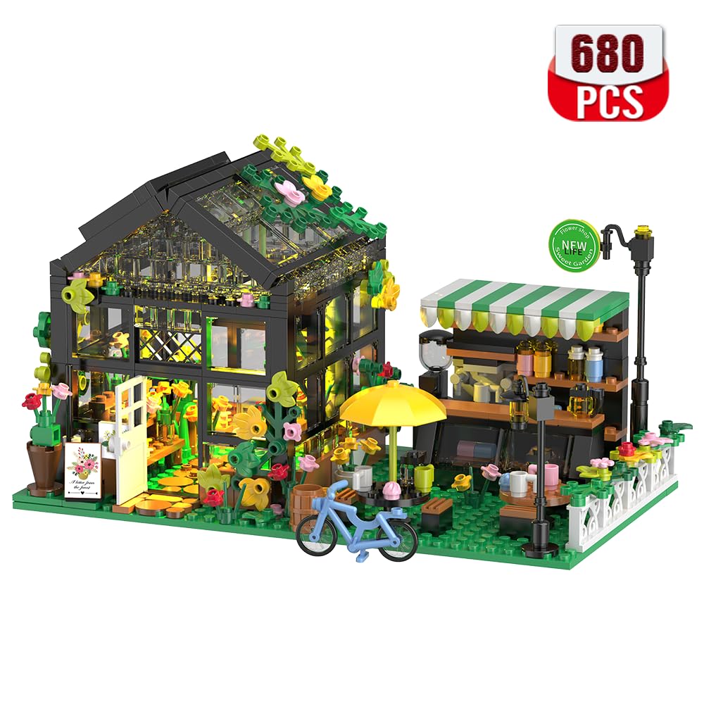 LEGPS YYDS garden courtyard coffee stand invites pretend cafe moments.