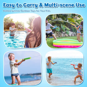 Lehoo Castle water blaster shows leak-proof nozzle for steady water flow