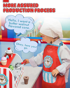 Lehoo Castle apron accessory keeps kids ready for service during play