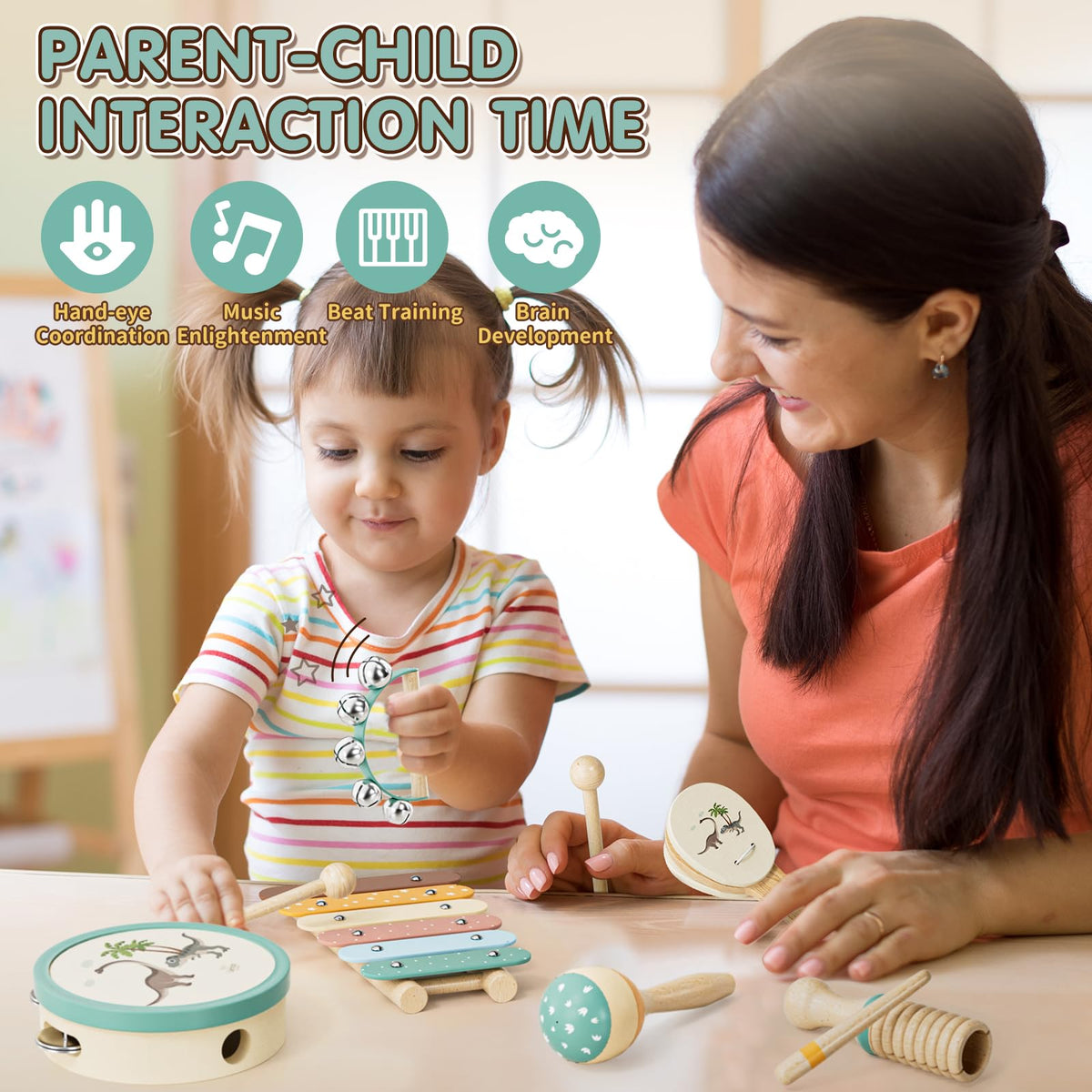 Lehoo Castle wooden castanet delivering crisp clicks for rhythm practice