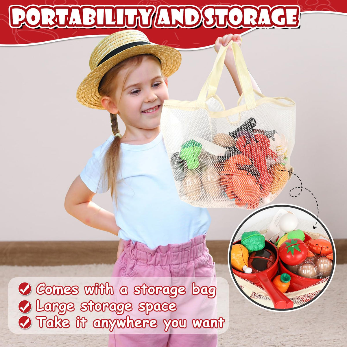 Lehoo Castle color-recognition kitchen tools promote learning during pretend cooking.