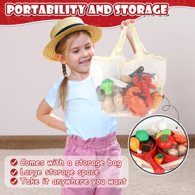 Lehoo Castle color-recognition kitchen tools promote learning during pretend cooking.