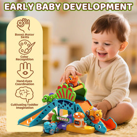 Lehoo Castle colorful dino design captures attention for sensory exploration