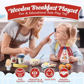 Lehoo Castle fruit slices and oatmeal bowl invite Montessori-inspired play.