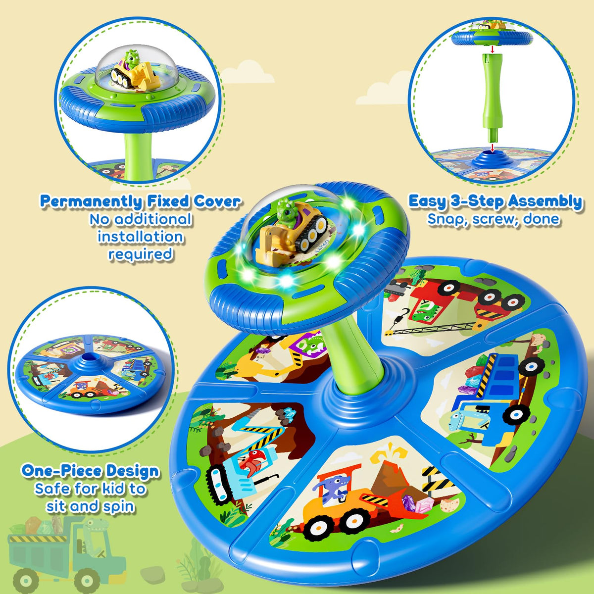 Simple assembly makes setup quick and easy for caregivers