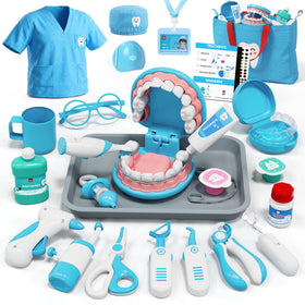 Lehoo Castle Doctor Kit with teeth model for engaging dental play and learning.