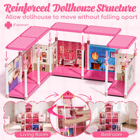 Lehoo Castle Dreamhome outdoor courtyard for playtime and exploration