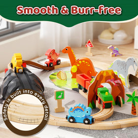 Lehoo Castle durable wood construction withstands countless journeys.
