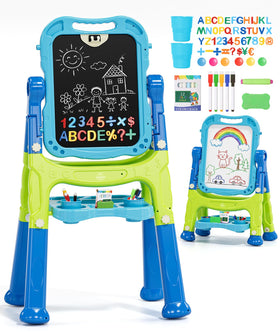 Lehoo Castle easel with a stable tripod stand for safe play indoors or outdoors