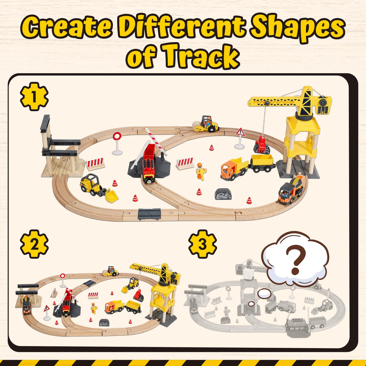 Lehoo Castle excavator encourages constructive play with movable parts.
