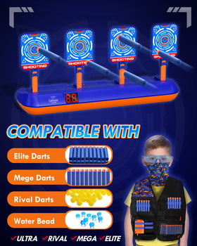 Lehoo Castle 60 foam bullets pack ready for rapid-fire rounds