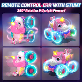 Ideal birthday gift for girls who love unicorns and cars.
