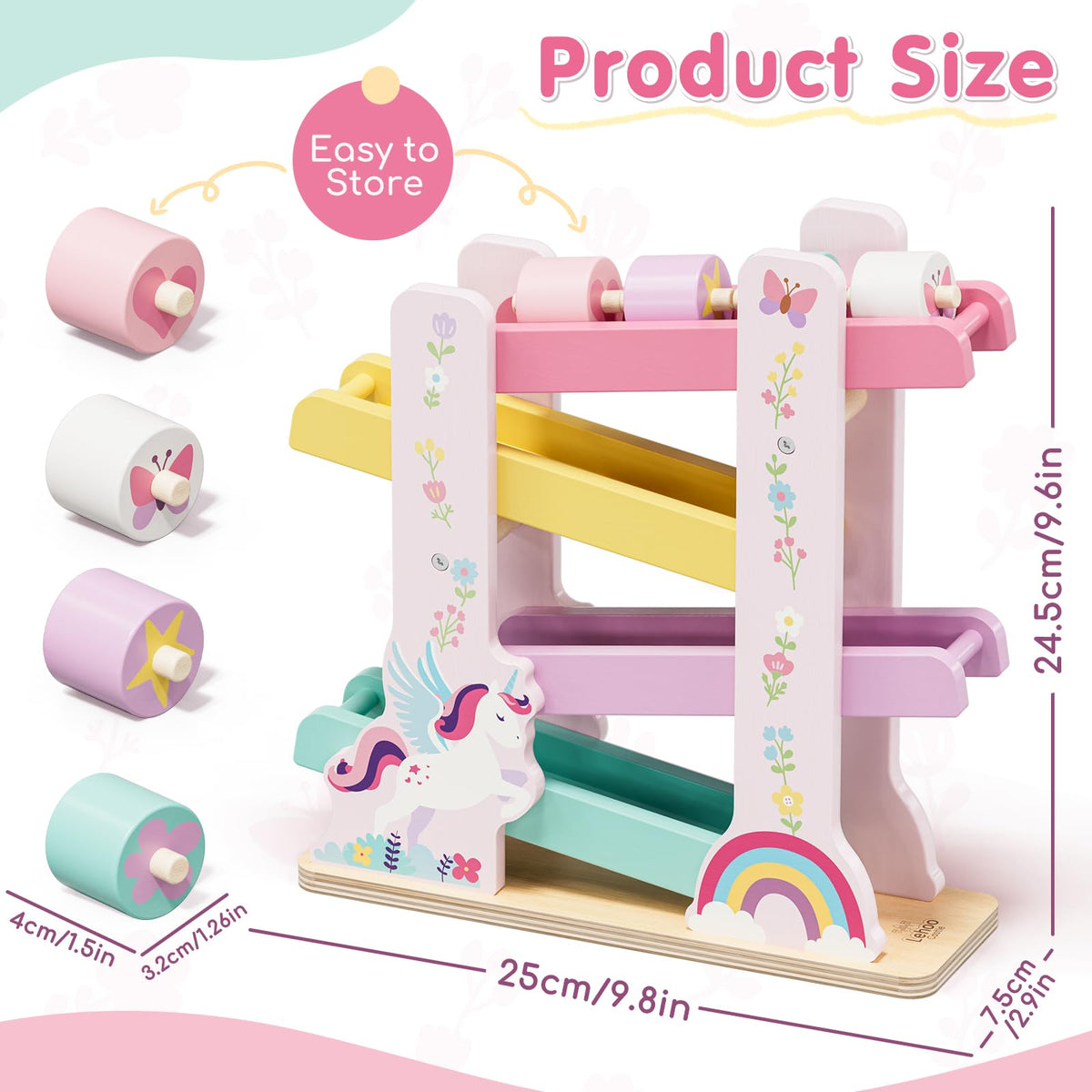 Lehoo Castle unicorn toy makes a delightful birthday or holiday gift.