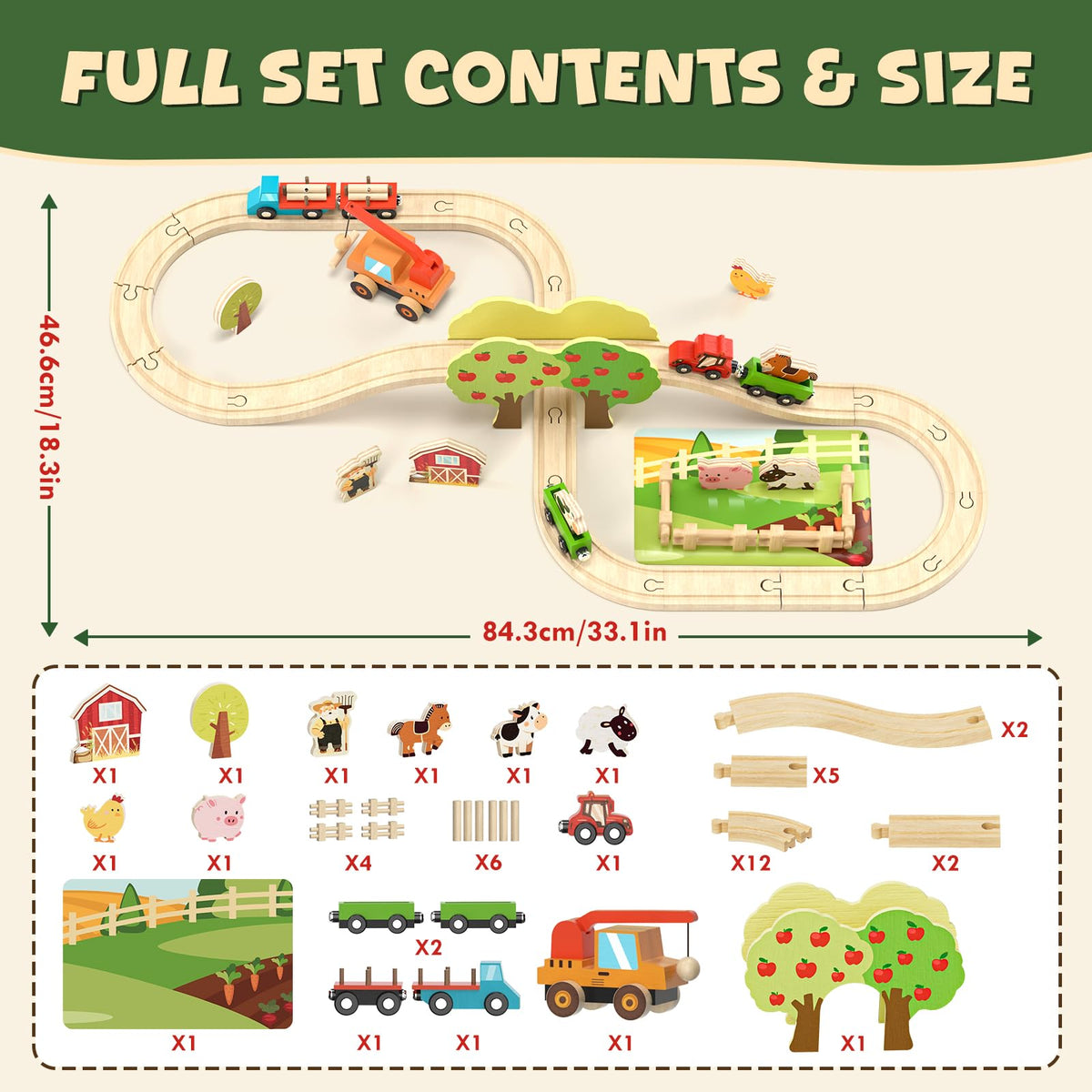 Build bigger adventures by pairing with other wooden railway brands.