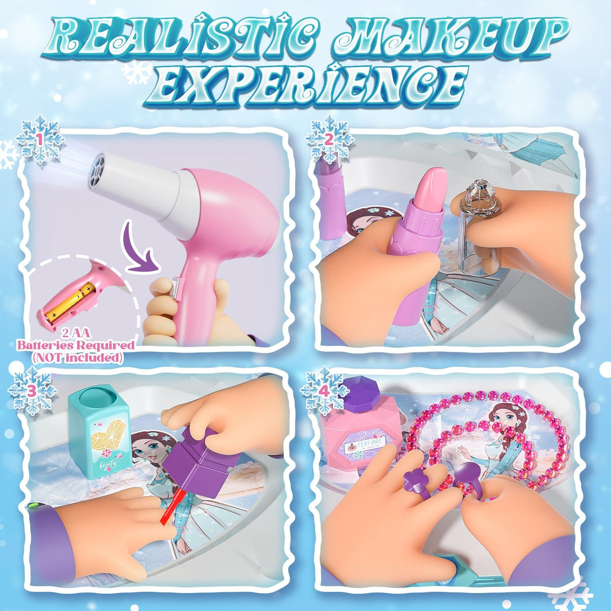 Lehoo Castle accessory set with pretend items for creative fashion play