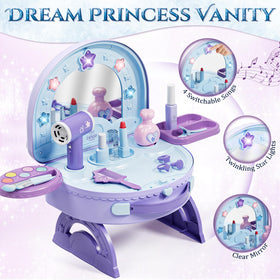 Lehoo Castle makeup kit accessories promote safe, creative color-matching pretend play.