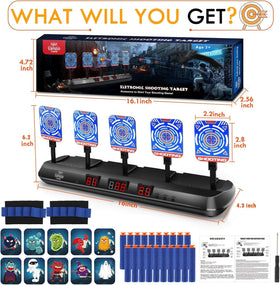 Lehoo Castle Nerf Mega-compatible target ready for big blasters and fast shots.